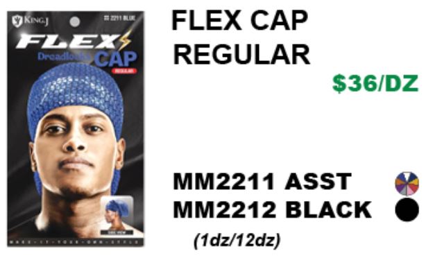 MM2211/MM2212 FLEX CAP REGULAR ASSORT/BLACK