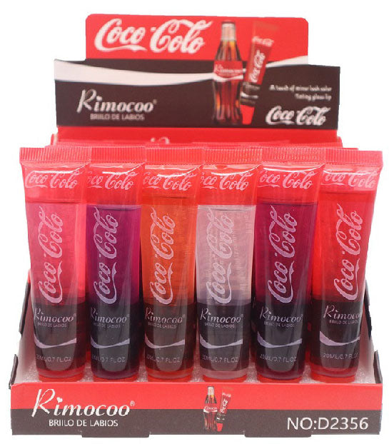 TUBE LIP GLOSS COCA COLA DISPLAY