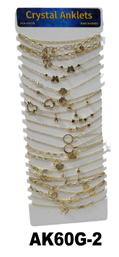 DESIGN ANKLET DISPLAY AK60G-2