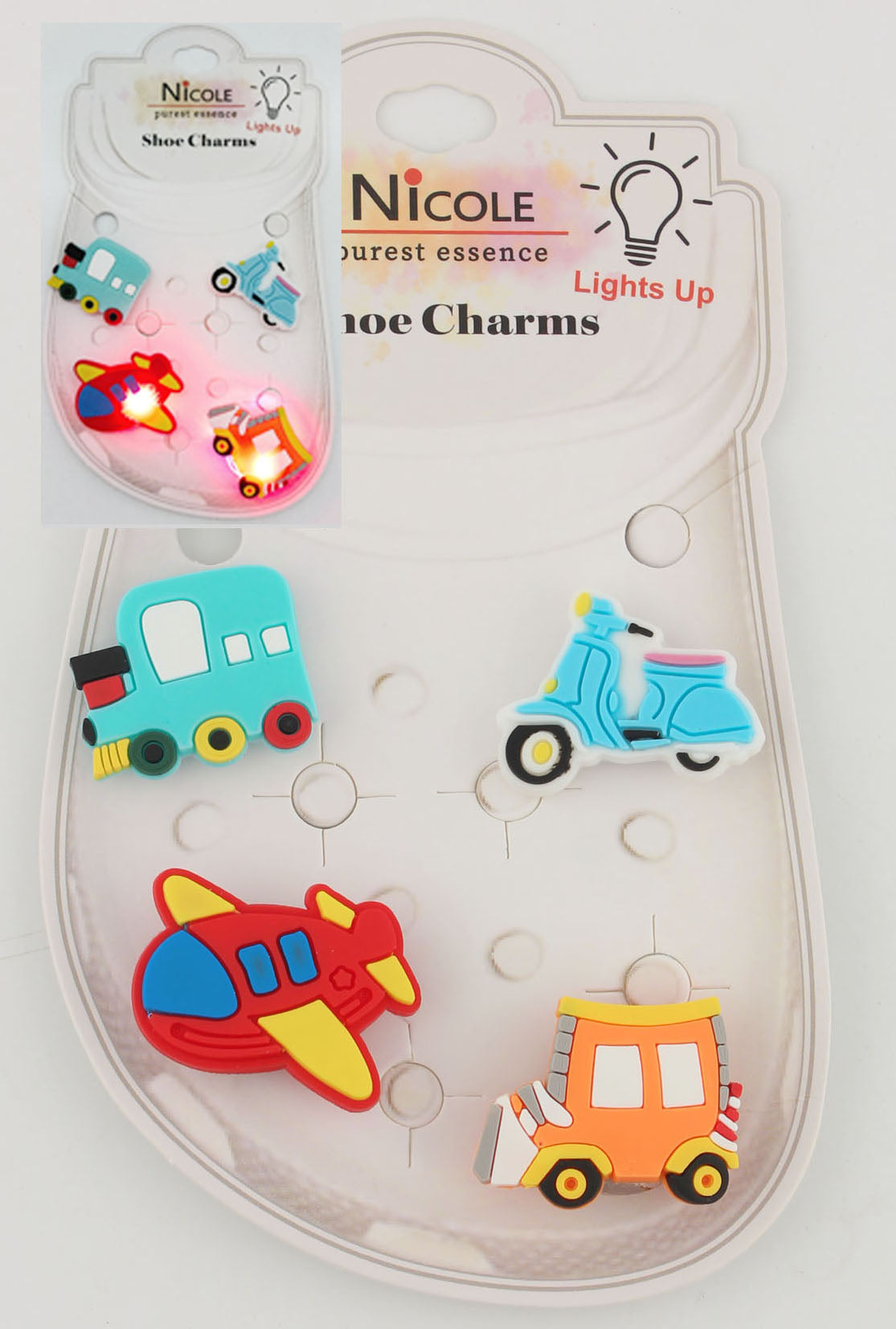 1set For Cr*cs Charms Shoes For Women