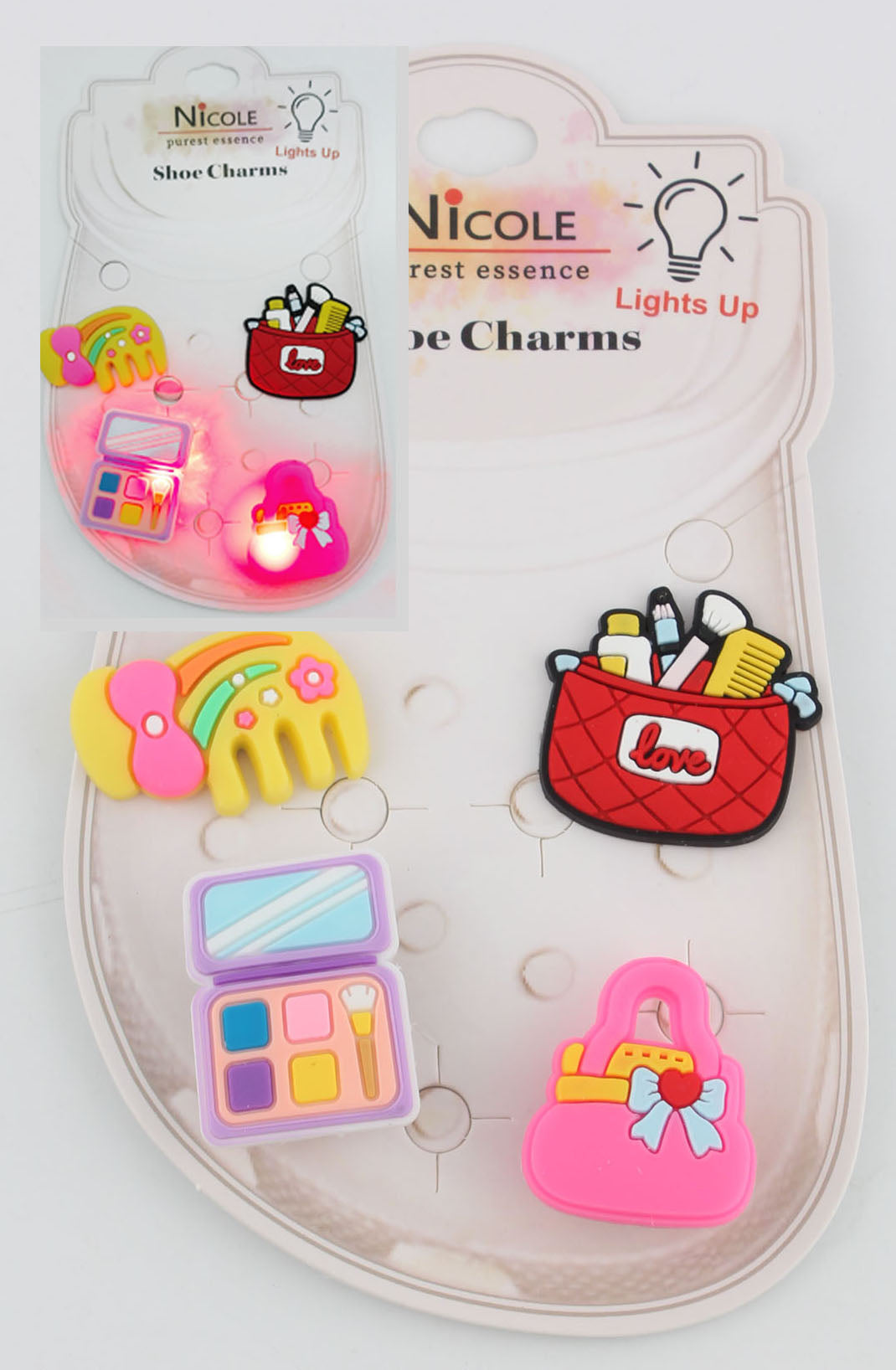 1set For Cr*cs Charms Shoes For Women