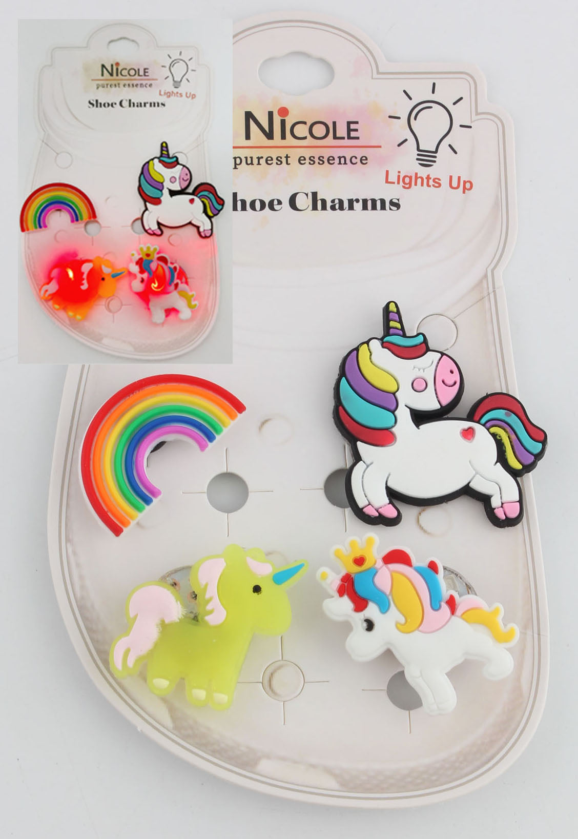 1set For Cr*cs Charms Shoes For Women
