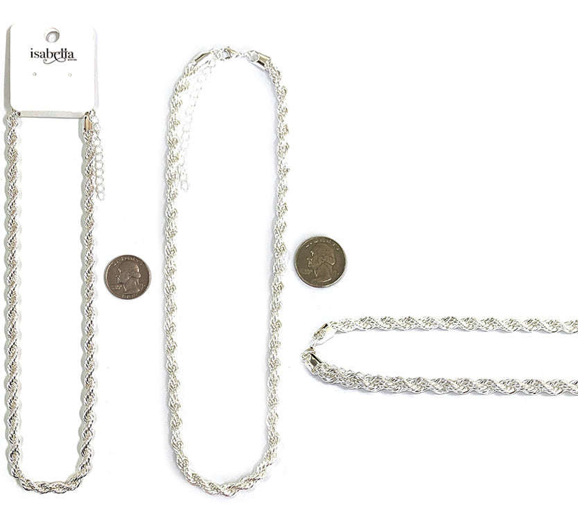 3KINDS CHAIN NECKLACE