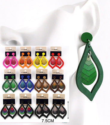 WOOD EARRING #EW3201