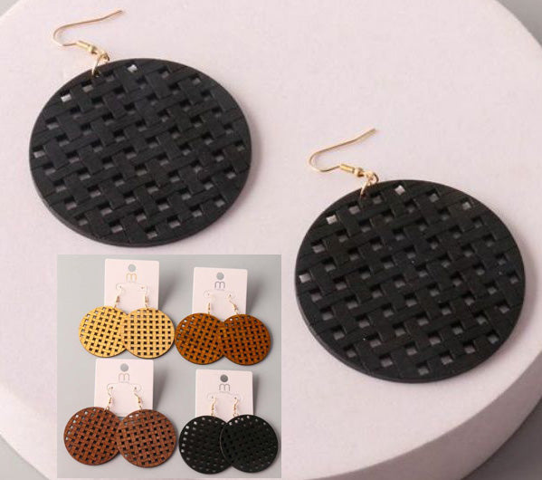 WOOD EARRING #EW38360