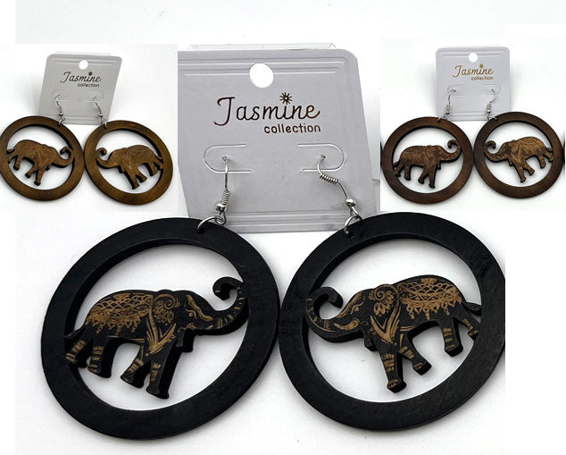 WOOD EARRING EW2914