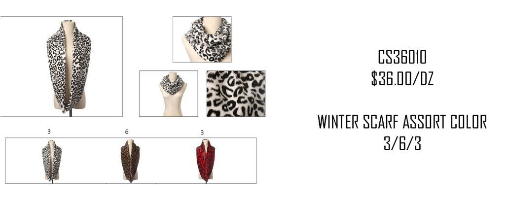 DZ)WINTER SCARF CS36010