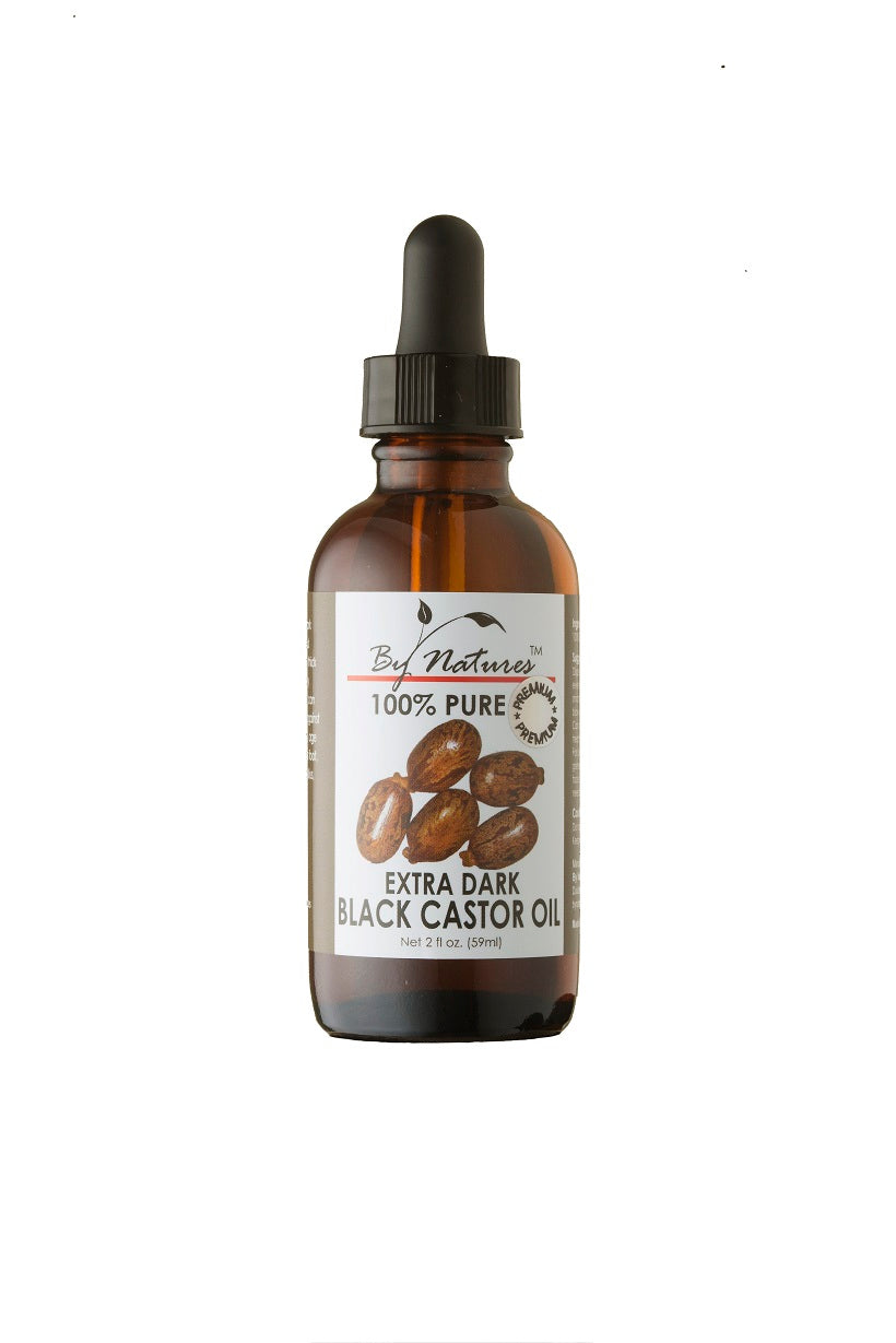 BNO36, PC) BY NATURES OIL EXTRA DARK BLACK CASTOR OIL 2OZ