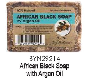 BNO56, PC) BY NATURE OIL AF BLACK SOAP ARGAN 3.5OZ