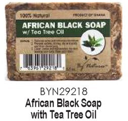 BNO60, PC) BY NATURE OIL AF BLACK SOAP TEA TREE 3.5OZ