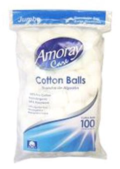 COT100 COTTON BALLS 100CT JUMBO