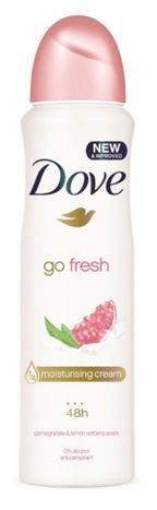 DS DOVE BODY SPRAY 8 TYPES