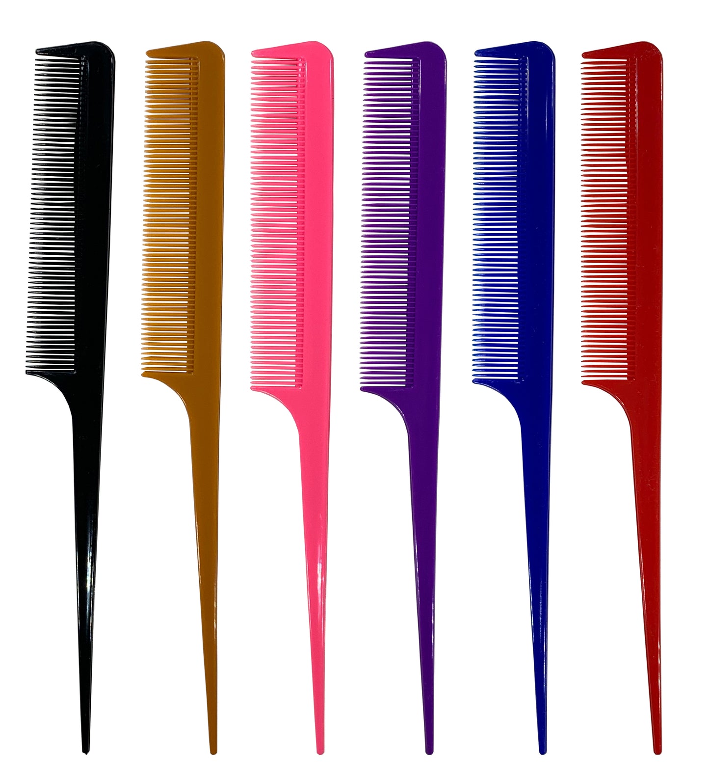 G2802 RAT TAIL COMB BLACK/ MIX/BROWN