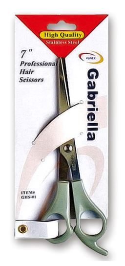 GHS01 GREY HANDLE SCISSOR 7"