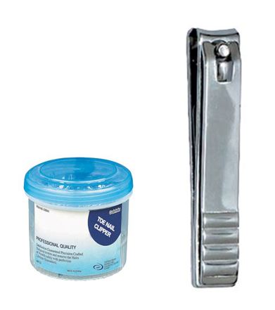GN818 TOE NAIL CLIPPER W/FILE 3DZ/JAR