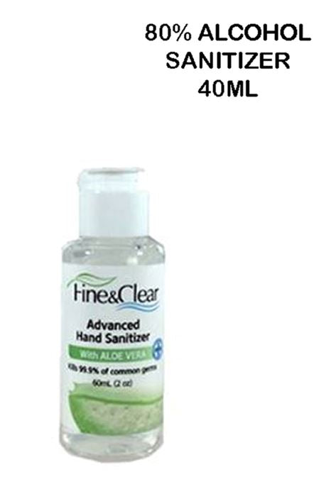 HANS2 FINE & CLEAR HAND SANITIZER WITH ALOE VERA