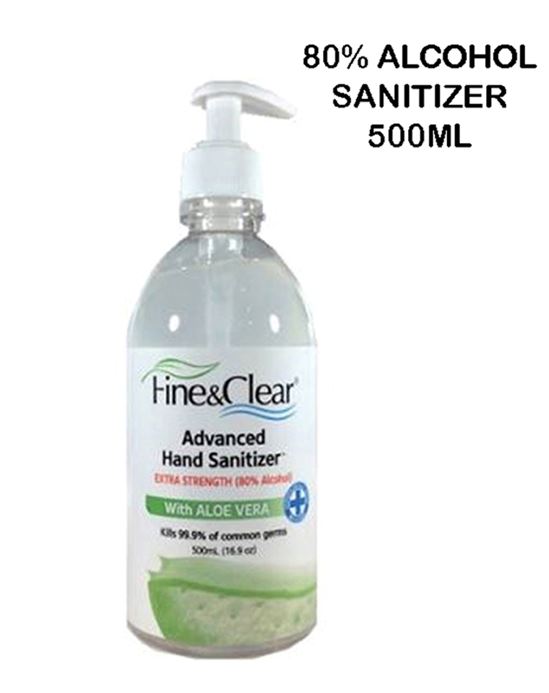 HANS500FC FINE&CLEAR HAND SANITIZER 500ML