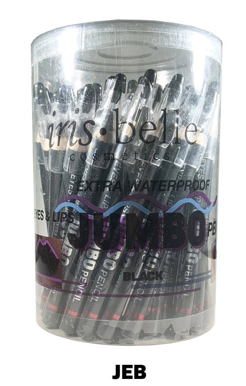 JE JUMBO EYELINER W/SHARPENER BL/D.BR