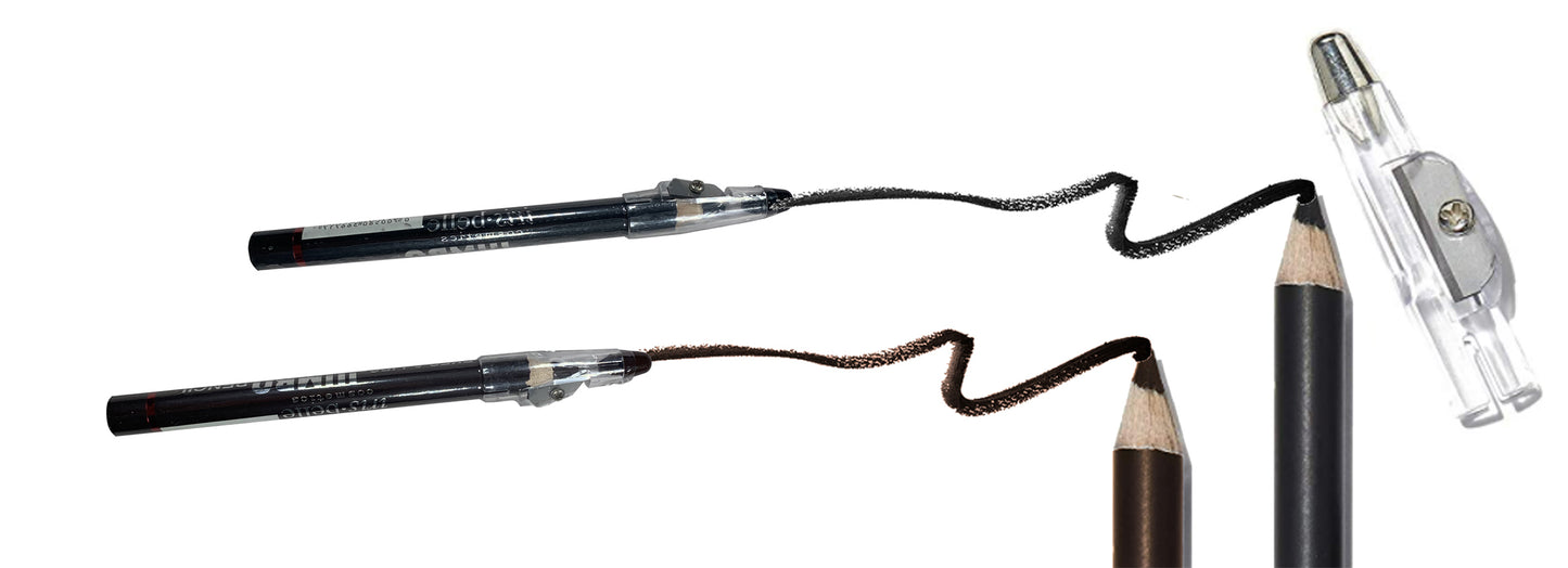 JE JUMBO EYELINER W/SHARPENER BL/D.BR