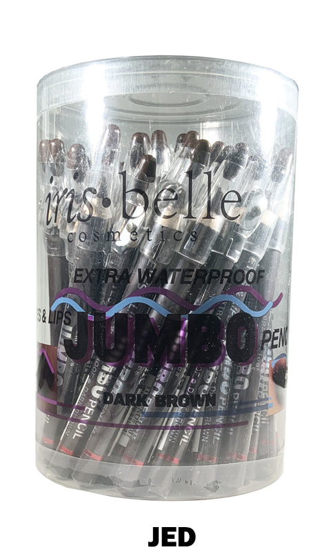 JE JUMBO EYELINER W/SHARPENER BL/D.BR