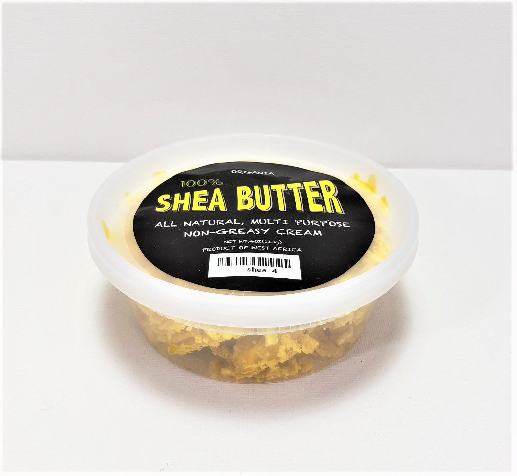 ORG100, JAR) 100% ORGANIC 4OZ SHEA BUTTER