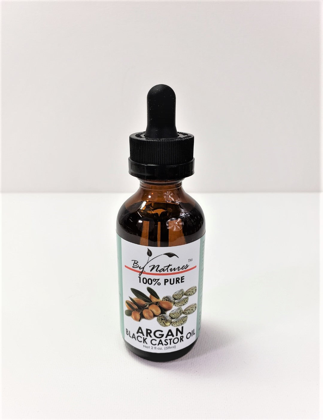 BNO03, PC) BY NATURES OIL ARGAN BLACK CASTOR OIL