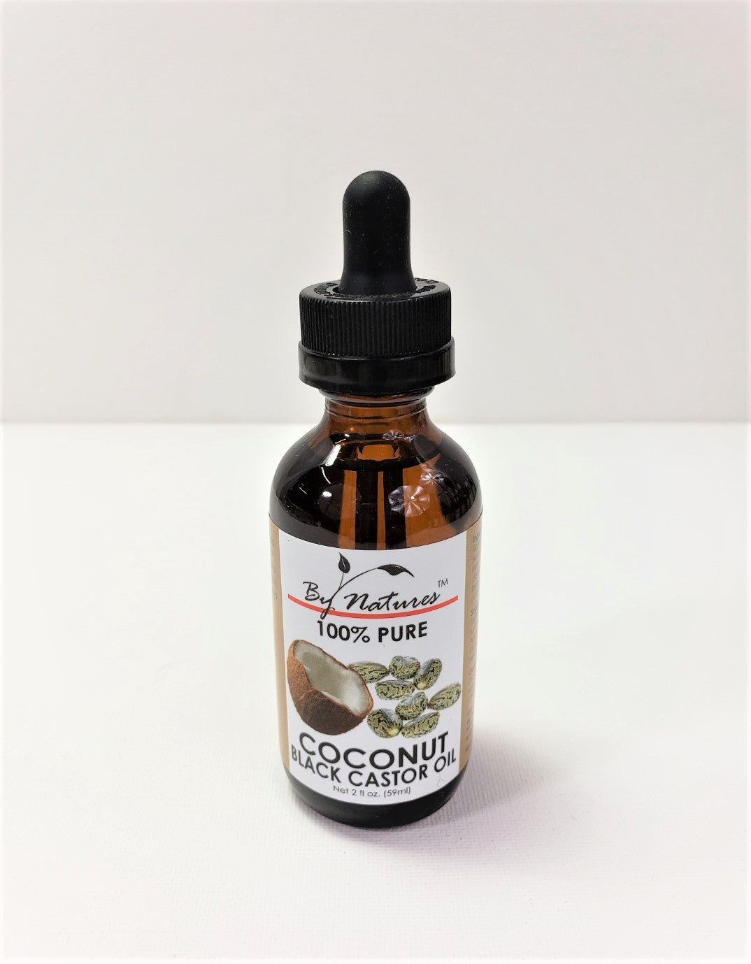 BNO07, PC) BY NATURES OIL COCONUT BLACK CASTOR OIL