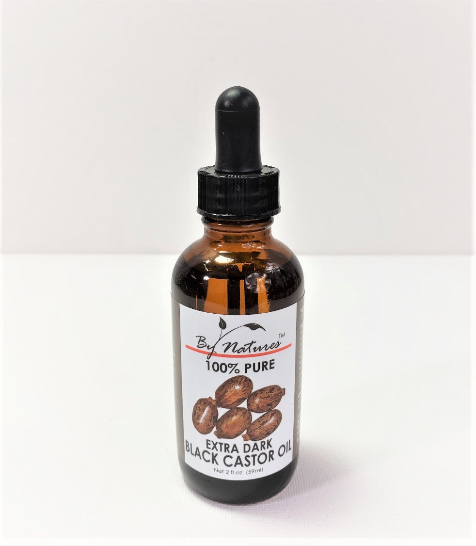 BNO36, PC) BY NATURES OIL EXTRA DARK BLACK CASTOR OIL 2OZ