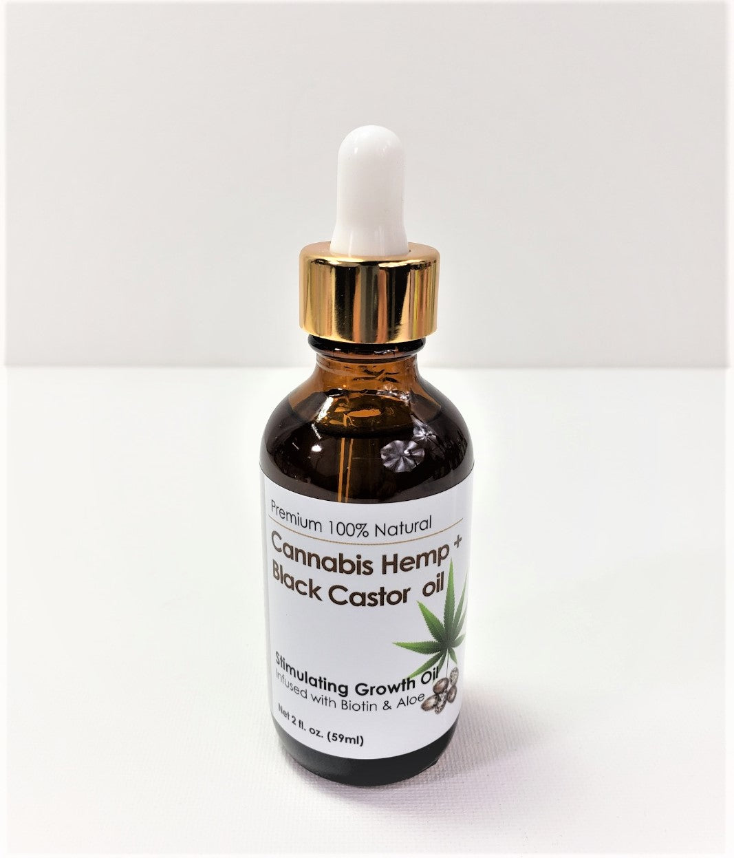 BNO38, PC) BY NATURES OIL CANNABIS & BLACK CASTOR OIL 2OZ