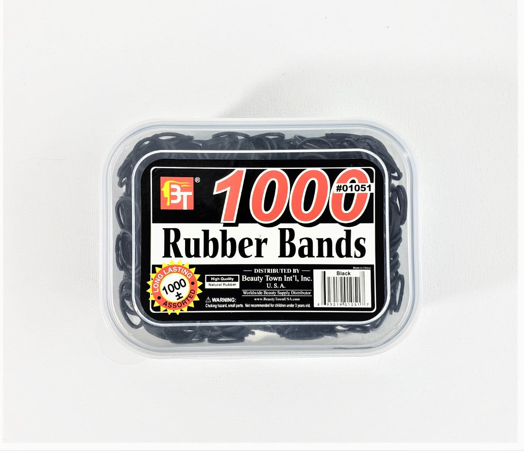 BT01051 RUBBER BANDS 1000 PCS PER CONTAINER (BLACK)