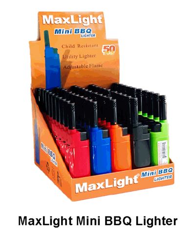 LIG101 LIGHTER MINI BBQ SOLID COLOR