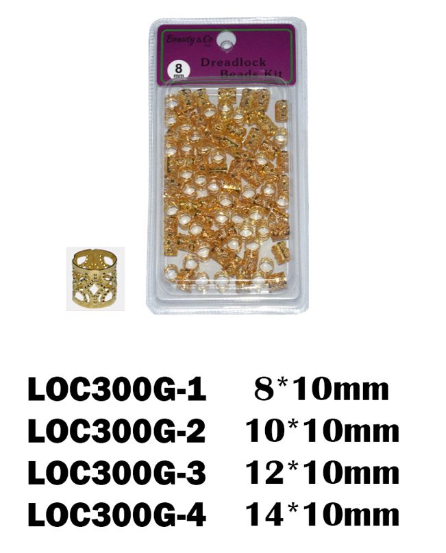 LOC300G LOC HAIR ACCESSORIES GOLD SHORT