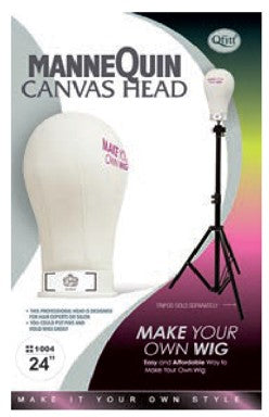 MM1002/1003/1004 M&M MANNEQUIN CANVAS HEAD 22"/23"/24"