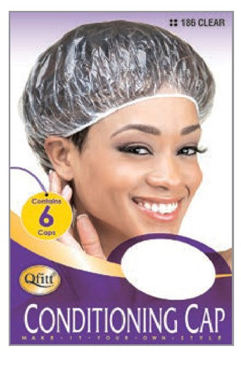 MM185/186/188 M&M PLASTIC CONDITIONING SHOWER CAP - ASST/CLEAR