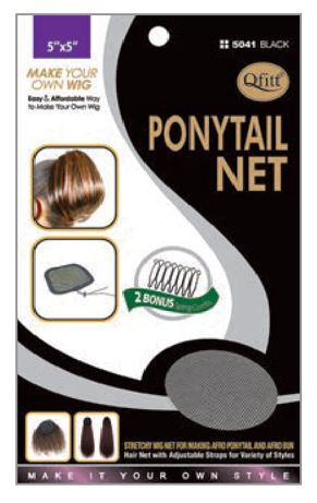 MM5042 PONY TAIL NET BLACK