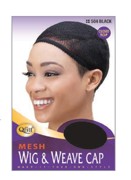 MM504 M&M WEAVE CAP (CLOSE TOP) - BLACK