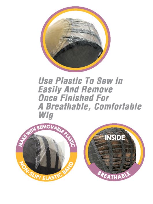 MM5065 TRADITIONAL CAPLESS WIGCAP