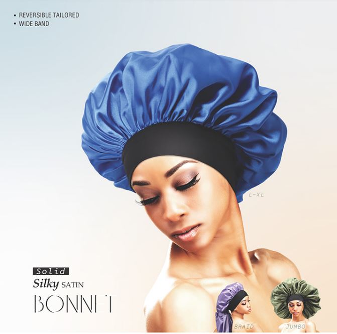 SOLID BONNET SILKY SATIN