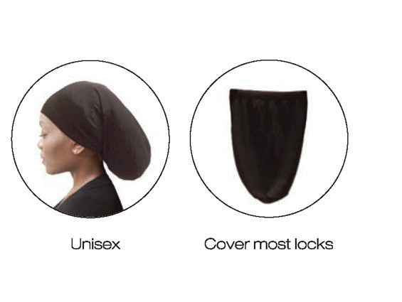 MM703/704/705/706 SPAN DREADLOCKS CAP REGULAR & SUPER LONG - ASST/BLACK