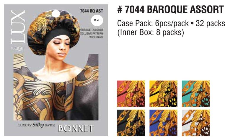 LUXURY SILKY SATIN BONNET M-L SIZE 6 COLORS