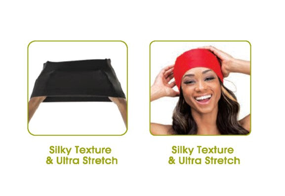 MM844/845 M&M ORGANIC SPANDEX CAP - ASST/BLACK