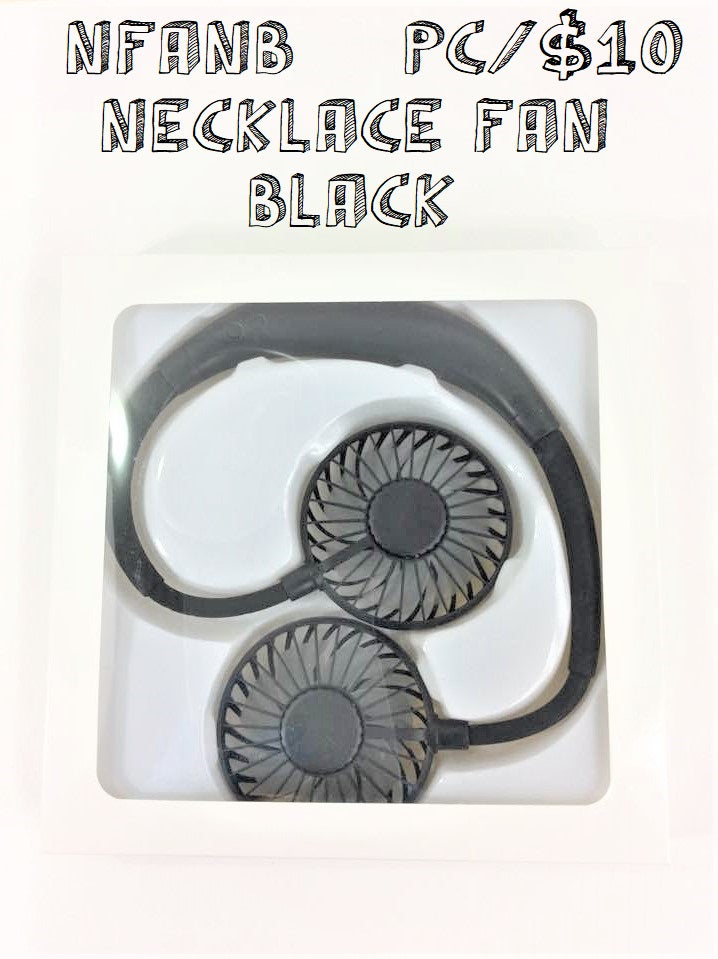 NFANB, PC) SPORTS WEAR AROMATHERAPY FAN (BLACK)