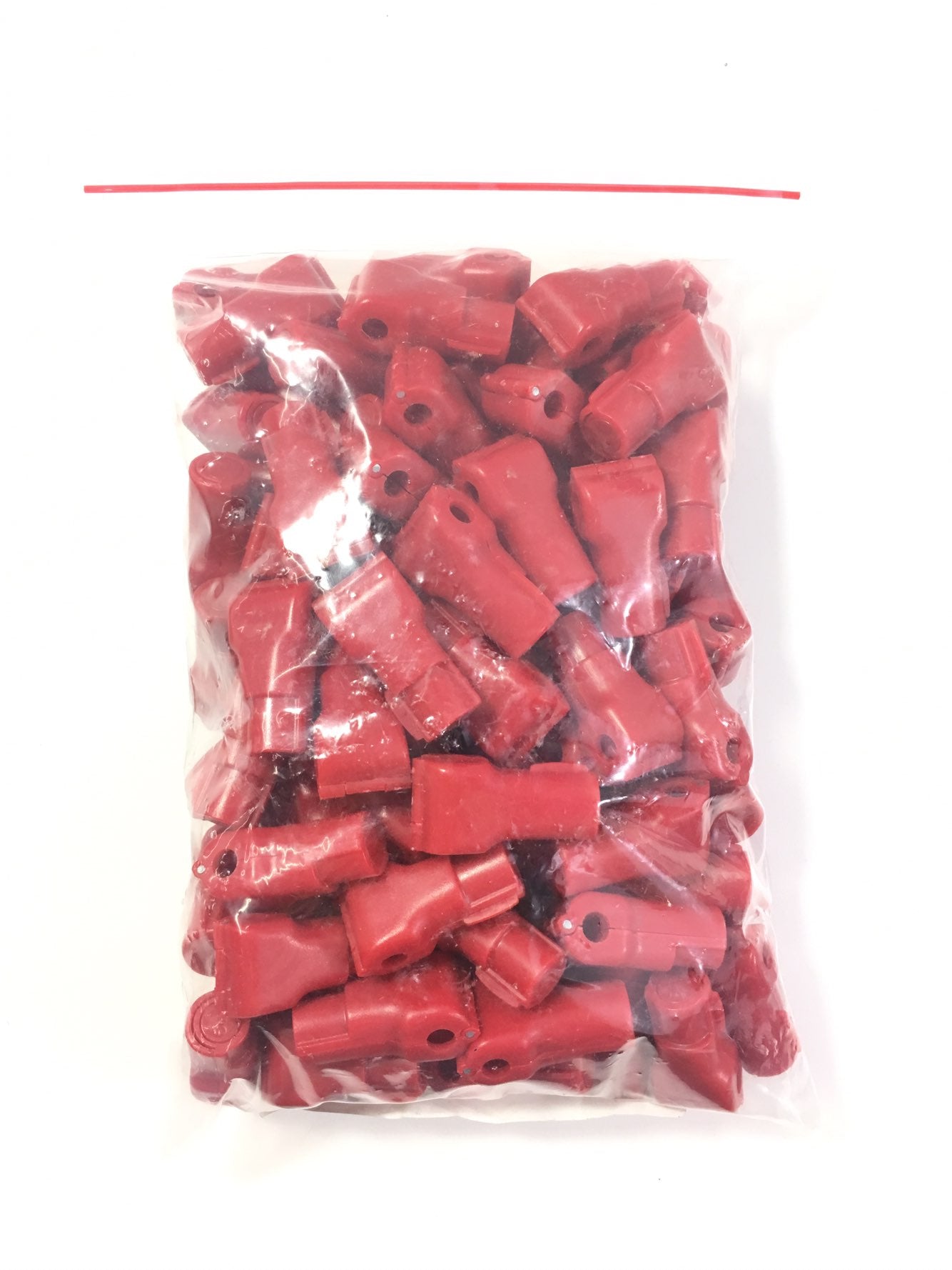 UI62, PK) HOOK STOP LOCK RED 6MM (100PCS)
