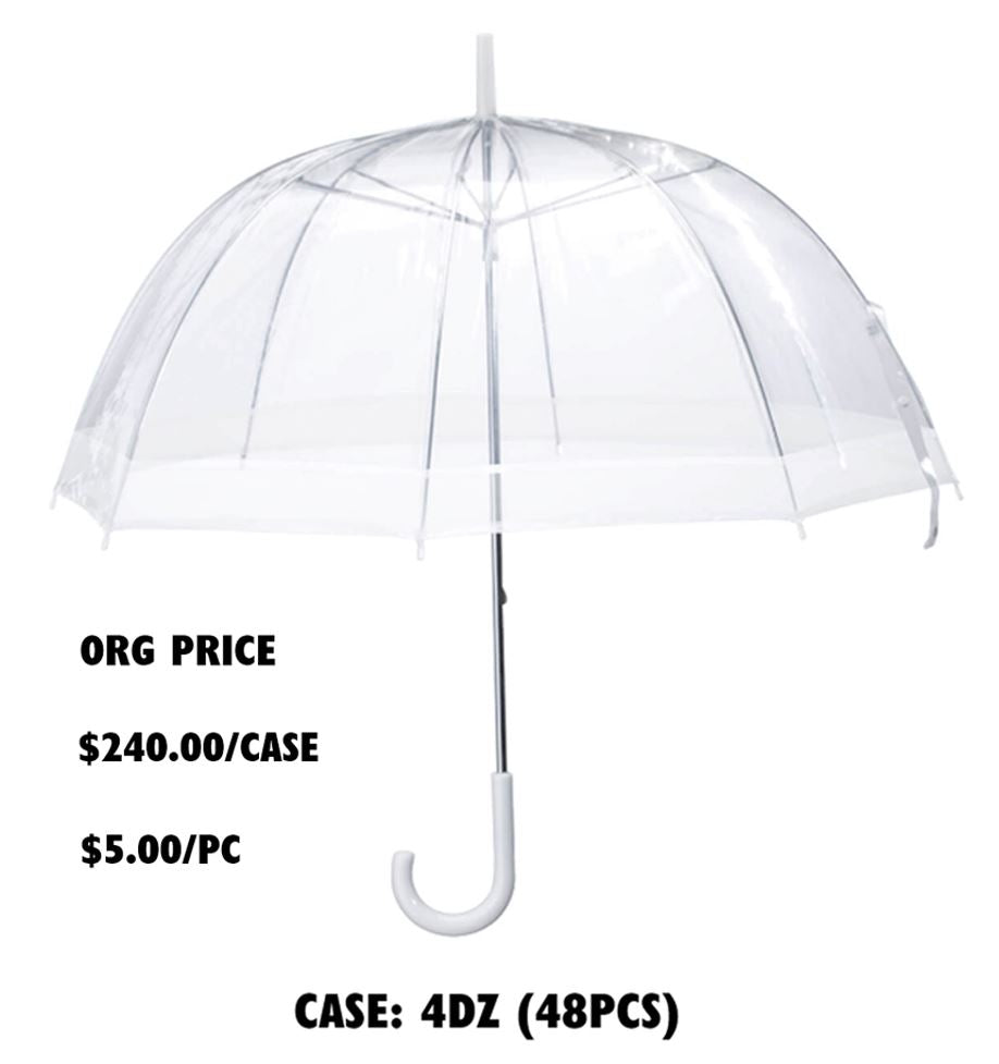 UMBC VINYL UMBRELLA CLEAR
