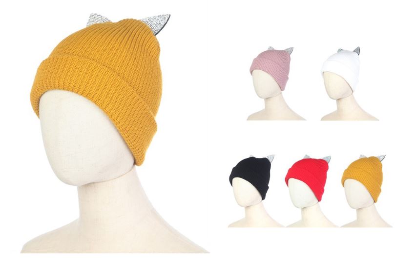 WH1029 ASSORT - WINTER FASHION HAT