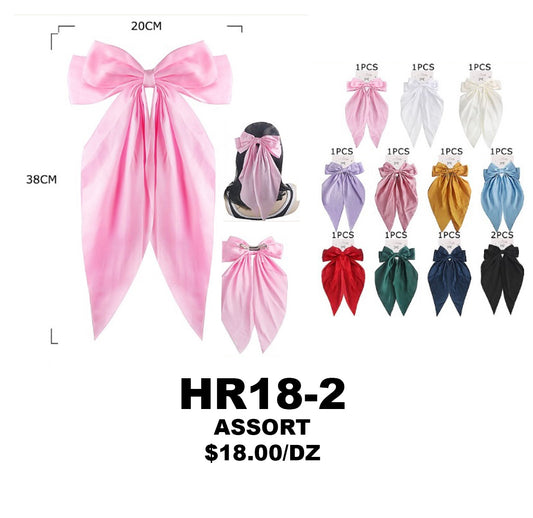 HAIR RIBBON ASSORT  #HR18-2