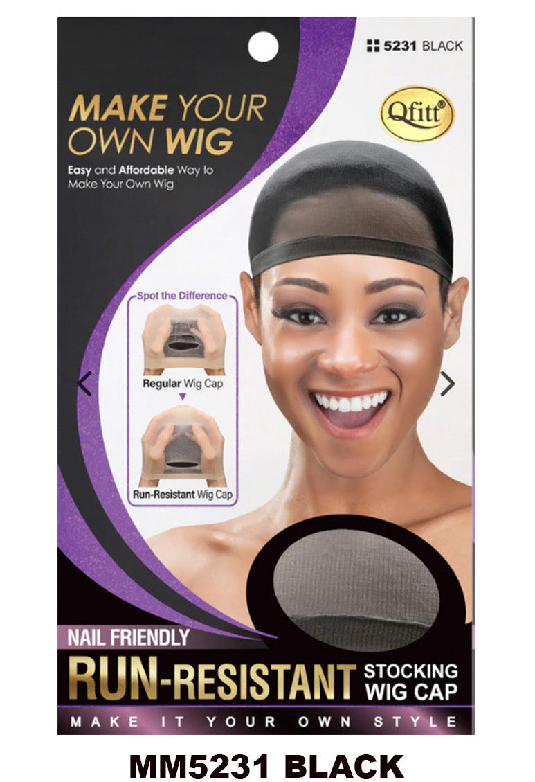 DZ)NAIL FRIENDLY RUN RESISTANT STOCKING WIG CAP