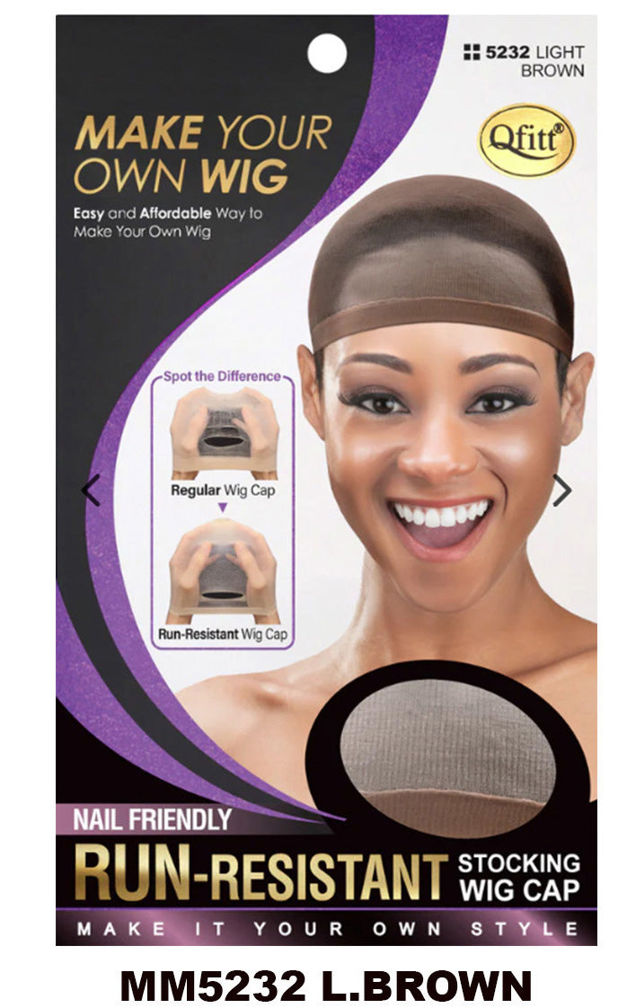 DZ)NAIL FRIENDLY RUN RESISTANT STOCKING WIG CAP