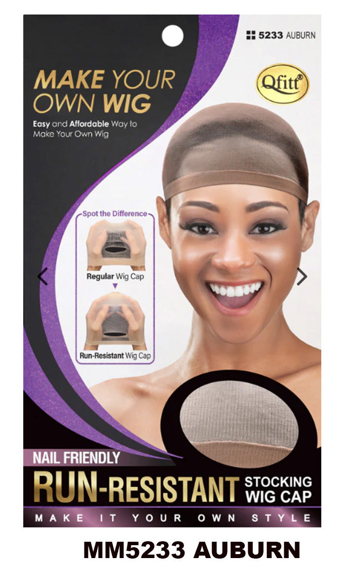 DZ)NAIL FRIENDLY RUN RESISTANT STOCKING WIG CAP