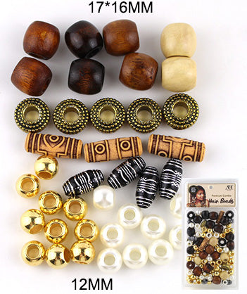 HAIR BEAD MIX #HC1079